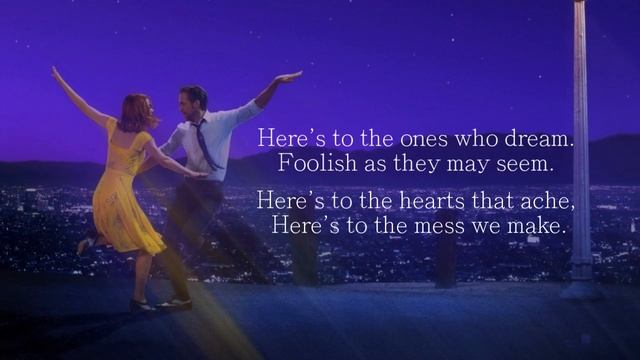 Emma Stone - Audition (The Fools Who Dream) LYRICS ON SCREEN