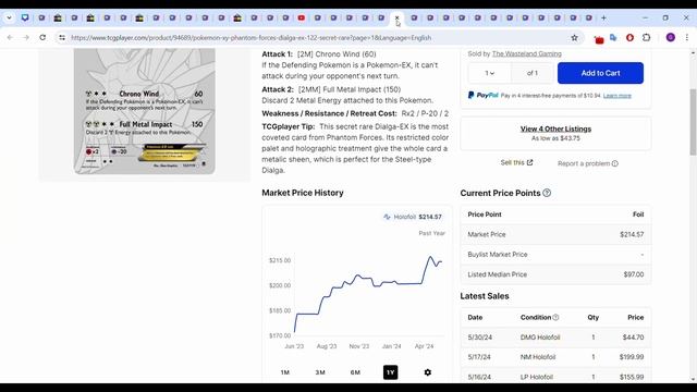 XY Booster Boxes and Card Market Update - May 2024 смотреть онлайн