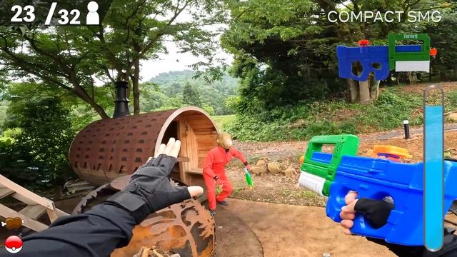 Nerf War | Amusement Park Battle 42 (Nerf First Person Shooter) смотреть онлайн