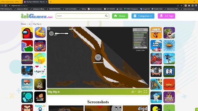 Dig Dig io Unblocked - Play Game Online Free смотреть онлайн