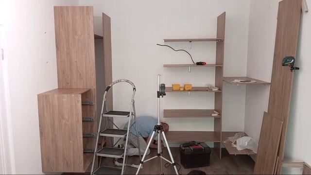 Гардеробная, сборка.