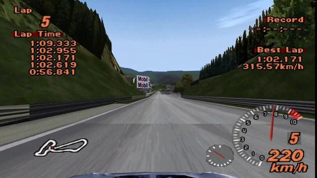 Gran Turismo 2 - Lotus Elise GT1 Hood Camera - 10 Laps Midfield Raceway - Duckstation - 60 fps смотреть онлайн