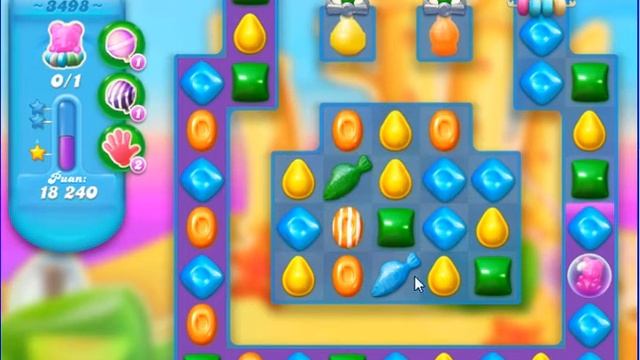 Candy Crush Soda Saga Level 3498 смотреть онлайн