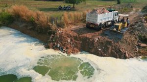 Строительство, очередная территория под засыпку