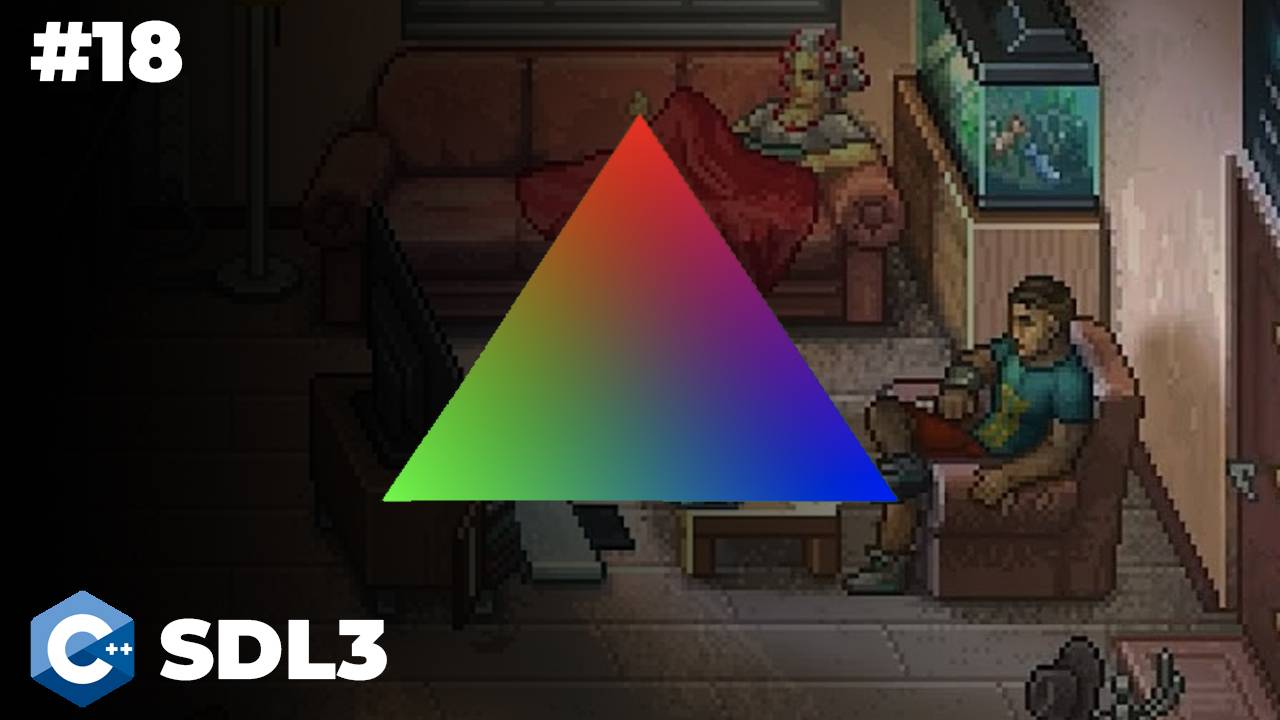 Создание треугольника через SDL_RenderGeometry | #18 | SDL3 для начинающих смотреть онлайн