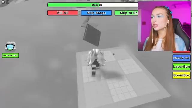 РОБЛОКС ПАРКУР, но я НЕ ВИЖУ ЦВЕТА ! 😱 Роблокс Дальтоник Обби