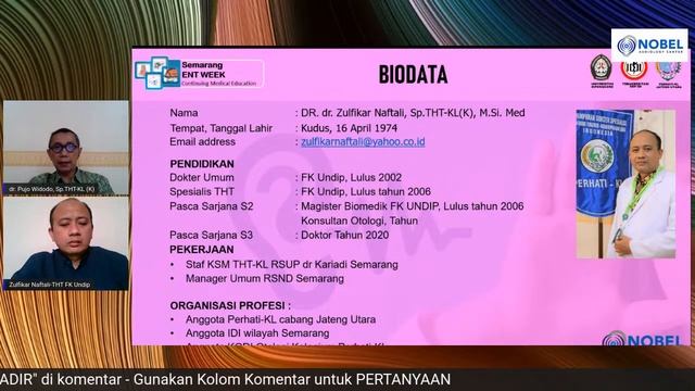SEMARANG ENT WEEK 2020 : SKRINING DAN TATALAKSANA GANGGUAN PENDENGARAN : TERKINI смотреть онлайн