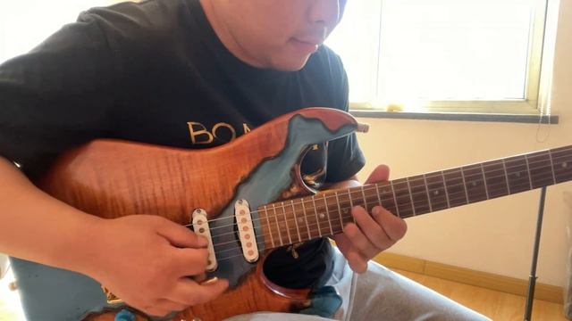 Celine Dion   RoyZiv -All By Myself  Electric Guitar  Cover  (xiaomingming)