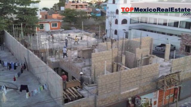 Playa del Carmen Condos - Papaya Plus Condos: Update Construction Top View смотреть онлайн