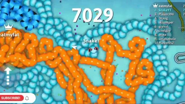 Snake.Io 🐍 Small Noob Snake Can Trap 2 Giant Snakes? Epic Snakeio Gameplay смотреть онлайн