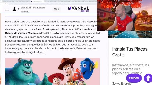 ¡¡¡DISNEY DESPIDE EN MASA A TRABAJADORES DE PIXAR!!! - sasel - woke - agenda 2030 смотреть онлайн