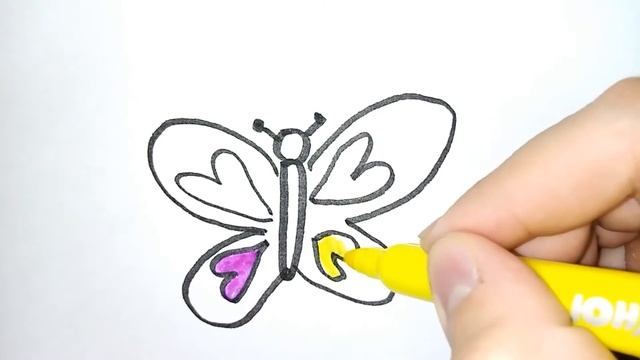 Вolajon uchun kelebek rasm chizishn / How to Draw butterfly / Сурет салу көбелек смотреть онлайн