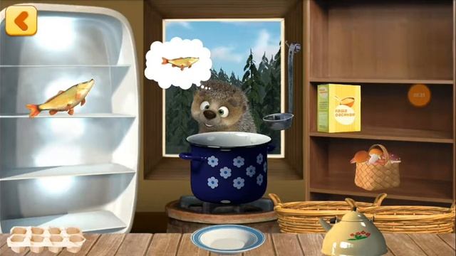 Masha Cooking: Game Restaurant Masha Feeds the hedgehog смотреть онлайн