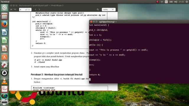Sistem Operasi: Praktikum 7 Unix System Call dan Manajemen Memory смотреть онлайн