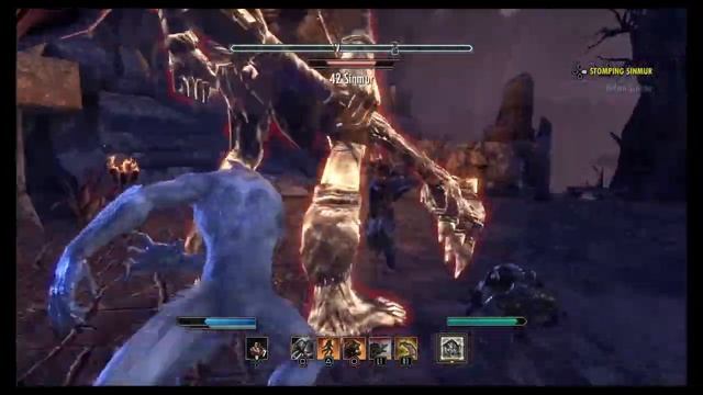 The Elder Scrolls Online: Tamriel Unlimited - Wolf vs Lich giant, Sinmur смотреть онлайн