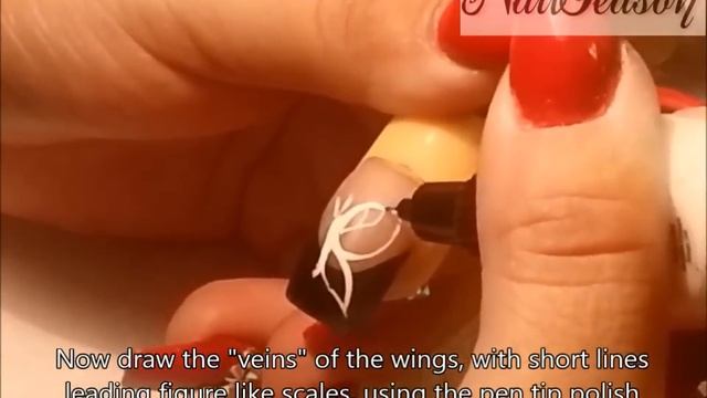 DIY Acrylic nails step by step / butterfly tutorial 2015 смотреть онлайн