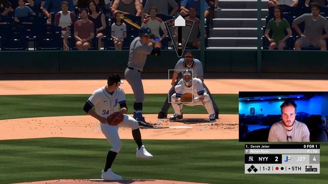 99 Nolan Ryan is STRIKING OUT everyone! | MANTLE comes up CLUTCH! | MLB THE SHOW 20 RANKED SEASONS смотреть онлайн