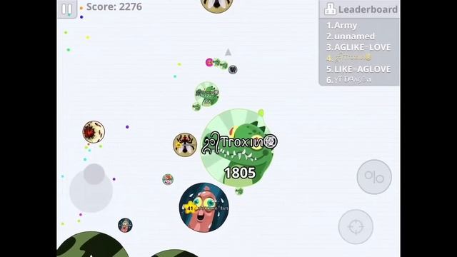 INTENSE AGAR.IO MOBILE TAKEOVER WITH FAN // I GOT BAITED!? смотреть онлайн