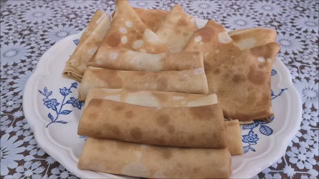 Блины на сыворотке, КАК В ДЕТСТВЕ!!! Блинчики БЕЗДРОЖЖЕВЫЕ ТОНКИЕ и МЯГКИЕ смотреть онлайн