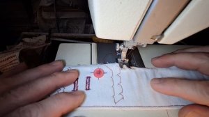 Veritas columba 8014/4502 Переключение на разные виды строчек.Видео № 86