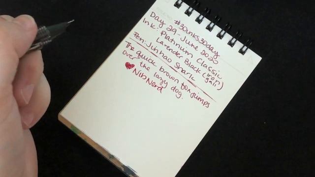 Pen Friend Appreciation Month: June 29 | 30inks30days | Platinum Classic Lavender Black смотреть онлайн