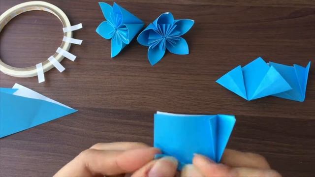 Easy Kusudama Flower Tutorial смотреть онлайн