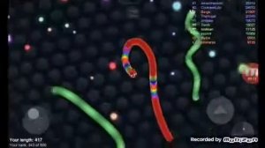 Приключение змейки [1] slither.io