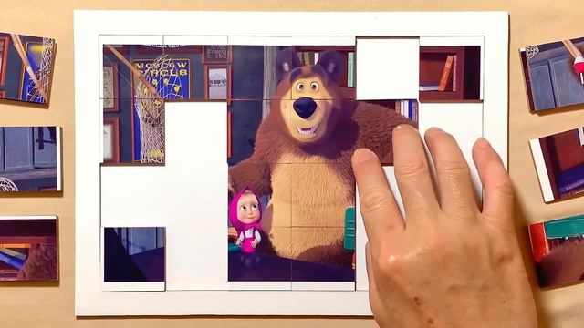 Let's Go Fishing | Masha and the Bear | Puzzle for kids and for fun | Puzzle Lovers смотреть онлайн