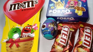 АСМР Шоколадный 🍰🍩🍫 приятные звуки АСМР распаковки и раскладывание шоколада и вкусняшек ❤️