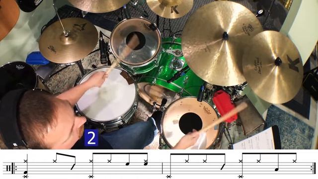 Mozambique Drum Beat - Traditional Vs. Steve Gadd