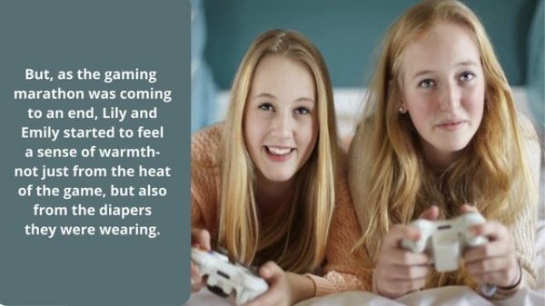 ABDL-Fetish Friday Diaper Diaries-Episode 4- Lily and Emily Gaming Girls | Diaper Newbies