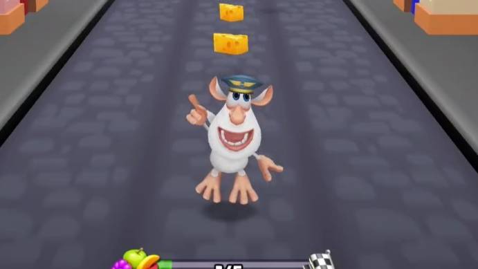 Буба выполняет задания Booba Rush | Мультик бегалки для детей смотреть онлайн