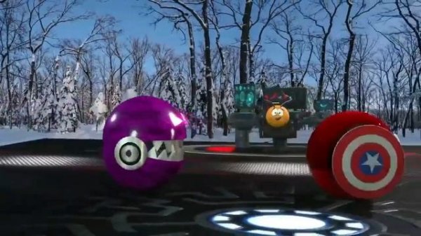 Robot Pacman vs Cartoon Cat vs Ms-Pacman vs Scary Pacman is a Rehearsal to go to Lava Monster Pacma