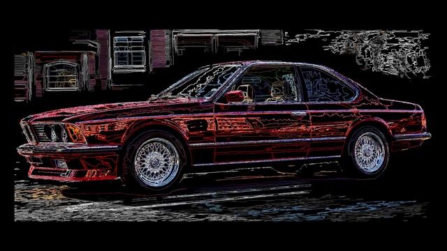 1985 BMW M635CSi Technical Drawing смотреть онлайн