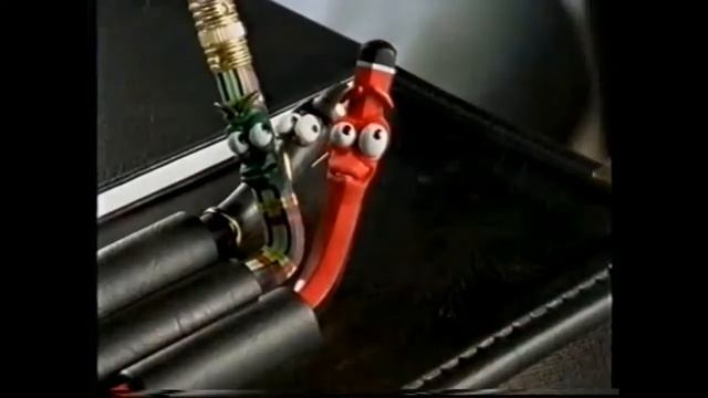 Allens Zones Gum Commercial (1999) 90s TV Ad Talking Pencils смотреть онлайн