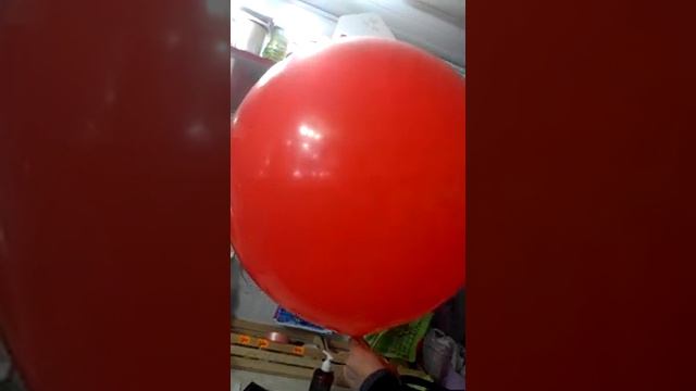 Balloon helium inflation (наполнение шара гелием) #balloon #heliumballoon смотреть онлайн