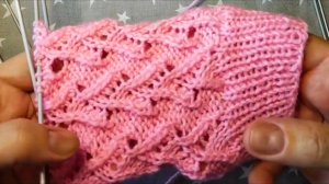 Пора вязать весенние носочки. Ажурный узор для носочков.