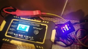 Тест автоматического зарядного устройства для аккумуляторов Rj Tianye 12V 6A