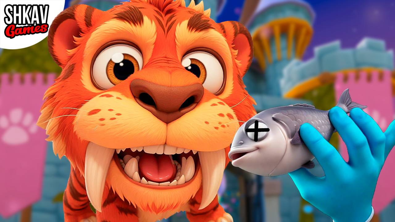 ЧЕМ НАКОРМИТЬ САБЛЕЗУБОГО ТИГРА??? в Pets & Stuff VR / Часть 9 / смотреть онлайн