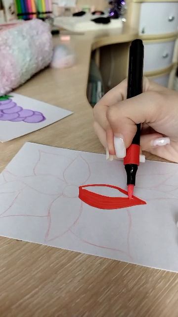 раскрашиваем цветок смотреть онлайн