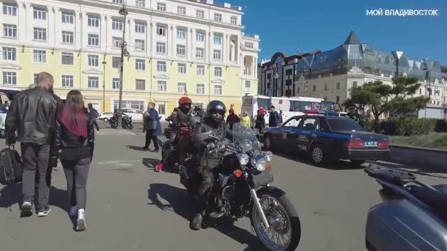 Владивосток,Закрытие байкерского сезона 2023 (третий фрагмент). смотреть онлайн