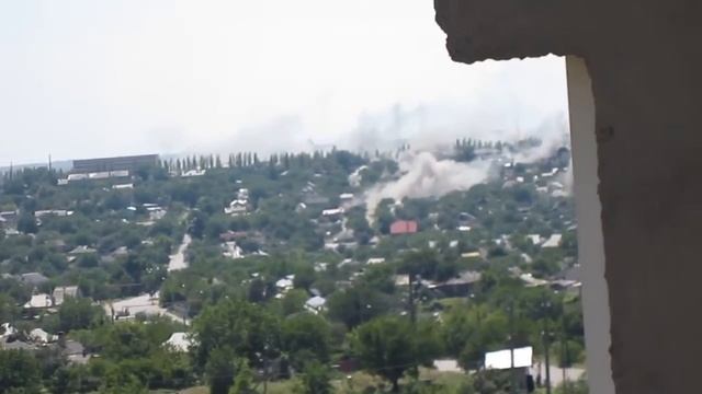 Горловка, артобстрел смотреть онлайн