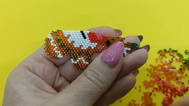 ИМБИРНЫЙ ОЛЕНЬ. Кирпичное плетение. Часть 2_5. (360p) смотреть онлайн