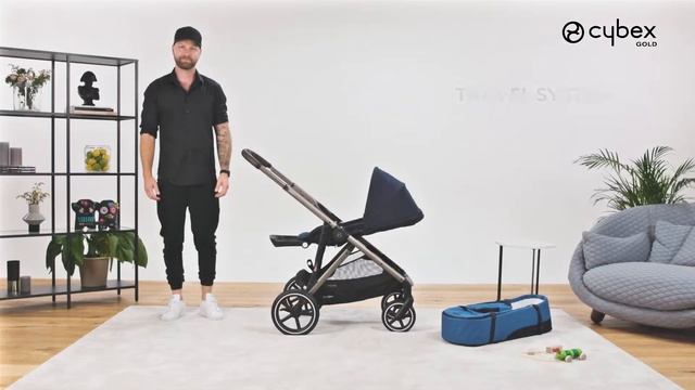 Как прикрепить Cocoon S к коляске Gazelle S CYBEX
