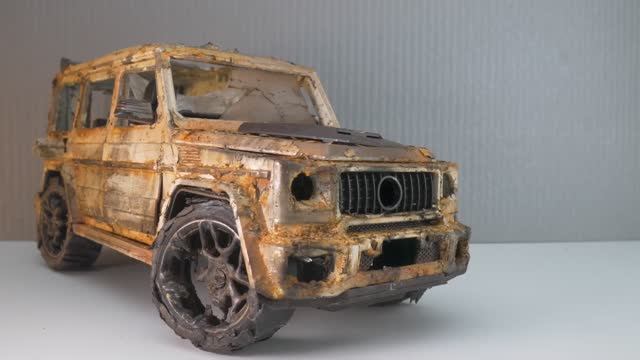 Восстановление заброшенного универсала Mercedes Benz G смотреть онлайн