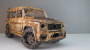 Восстановление заброшенного универсала Mercedes Benz G
