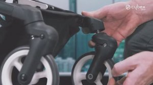 Как снять передние колеса Libelle CYBEX