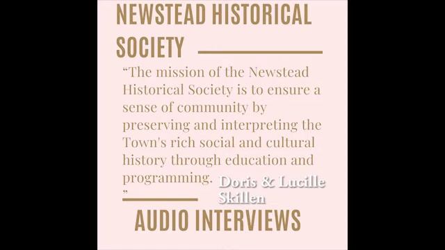 Doris & Lucille Skillen Audio Interviews Newstead Historical Society смотреть онлайн