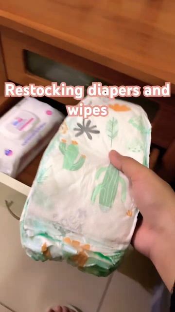 Restocking Diapers & Wipes| #mumhack Organize with me| смотреть онлайн