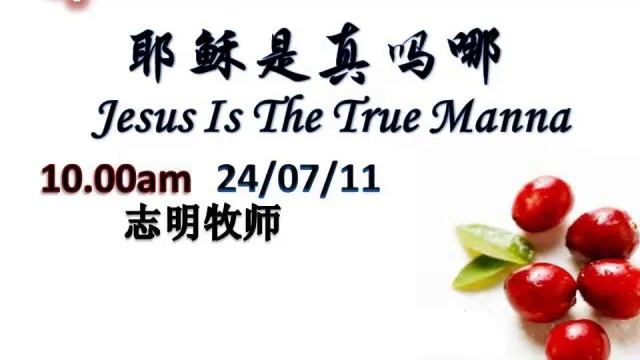 Sermon 2407_Sermon Jesus Is The True Manna_ye su shi zhen ma na смотреть онлайн